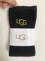 全新🌟UGG保暖襪/加厚/短黑襪/配金色UGG