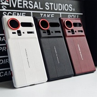 For ZTE Nubia Z80 Ultra Case Leather Hard Back Cover For Nubia Z 80 Z80Ultra 5G Fashion Shell Shockp