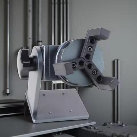 Kindlelaser DAJA Rotary Axis with DM442 Driver Fiber Laser Engraver Marking Machine Rotation Tool fo