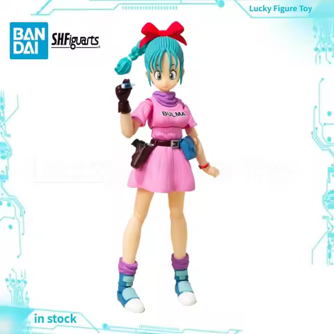 【Original】BANDAI SHF Dragon Ball Z Bulma ADVENTURE BEGINS Action Figures Model Toys