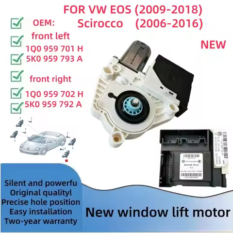5K0959793A 5K0959792A 1Q0959701H 1Q0959702H is suitable for the VW EOS Scirocco window motor left fr