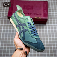 Onitsuka Tiger Shoes MEXICO 66 Lambskin Men's Shoes Women's Shoes Outdoor Sports Shoes Running Jogging Shoes Low Top Casual Leather Soft Soles Comfortable Light Breathable Walking Shoes