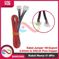 MOTORCYCLE JUMPER CABLE STEPPER Nema 17 100CM 4PIN 2.54MM TO XH2.54 COPPERPURE
