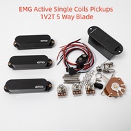 EMG 3 Active Single Coils Pickups SSS Pickups 1 Volume 2 Tone 5 Way Blade Wiring Professional Access