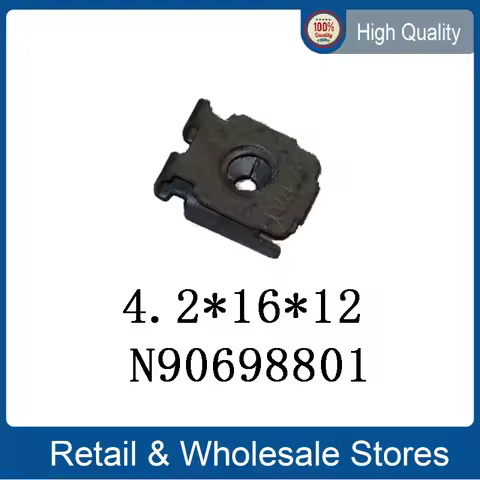 M4.2X16X12 N90698801 Insert nut T20 screw clamp Instrument panel center console glove box FOR VW pas