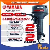 YAMAHA Enduro E40JMHL E40JMHS Petrol Engine Outboard (Made In Japan) | 2-Stroke 2-Cylinder | 40HP | 