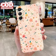 08MS Softcase Samsung A16 A15 A55 A53 A54 A25 Aesthetic - Flowers - Case hp - Prokamera Case - Oppo 