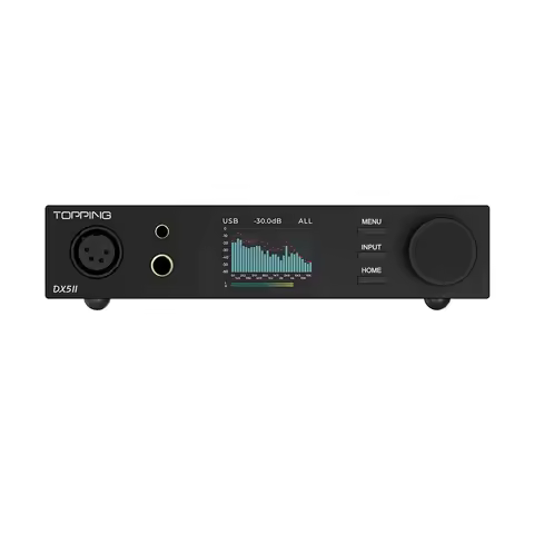TOPPING DX5 II Fully Balanced DAC & Headphone Amp Combo Dual ES9039Q2M DSD512 PCM768kHz LDAC Decoder