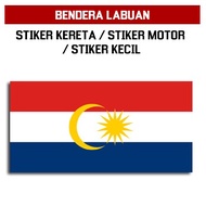 Car Sticker Stiker Kereta - Bendera Labuan