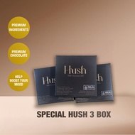 Hush Chocolate Premium Natural Chocolate | Sharing Box | Midnight Bundle | 3 Boxes