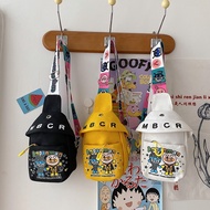 Anpanman Children's Shoulder Bag Children's Chest Bag 2024 Fresh Fashion Girl Messenger Bag bgt819