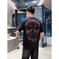 High Version Chrome Hearts Chrome Hearts Chrome Hearts Appliqué Cross Short Sleeve Loose Version Uni