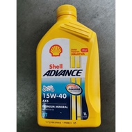 Shell Advance AX5 15W-40 Premium Mineral 4T oil 1L