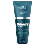 Gillette Intimate 2 in 1 Pubic Shave Cream + Cleanser, Gentle Formula, Formulated for Pubic Hair & S