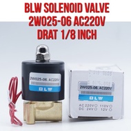 BLW Solenoid Valve Solenoid Valve 2W025-06 2W025 - 06 AC 220V Thread 1/8" 1/8 inch AC220V AC220 Dire