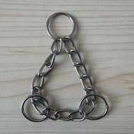 Three Ring P Chain Pet Collar Chain Half P Chain Iron Chain Collar Accessories Three Ring Iron Chain
