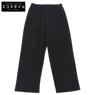 Homme Plisse Issey Miyake 褶襉長褲，男士，黑色，3 碼，HP53JF094