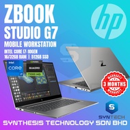 HP ZBOOK STUDIO G7 INTEL I7-10 GEN NVIDIA QUADRO T1000 MAX-Q 16GB RAM + 256GB SSD REFURBISHED LAPTOP