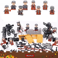 WUHUI 384PCS SWAT Military Army WW2 Minifigures Toy Building Kit Toys Building Blocks German Army Blitzkrieg Naval Empire Defense Forces Soldier Building Bricks for Preschool Children Ages 3+ Kids Toys Compatible with All Brands