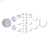 Circle Decal Mirror Wall Stickers Lightweight Art Mural for Home Decoration