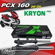 โช๊คหน้า PCX160 ปี2020-2025 pcx160 (ABS) โช๊คใส่น้ำมัน รุ่นดิสเบรค ใส่แทนเดิมได้ กระบอกโช๊คหน้าพีซีเ