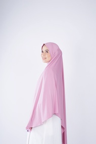 Elzatta Hijab Kerudung Jilbab Bergo Instan Polos Jumbo Pet Instan Syari Zaria 2XL Xelia