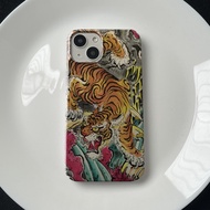Art Totem Fierce iPhone Phone Case Protective Case Suitable for iPhone 15 14 Pro Max 13 12 Pro Max 7