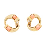 Boucheron Vintage Gold and Coral Earclips