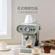 免運配110V變壓器 意式咖啡機半自動復古蒸汽式萃取打奶泡咖啡機小型一人份濃縮咖啡機