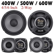 ⓞ4/5/6 Inch Car Speakers 600W 2-Way Vehicle Door Auto Audio Music Stereo Subwoofer Full Range Fr ✡-