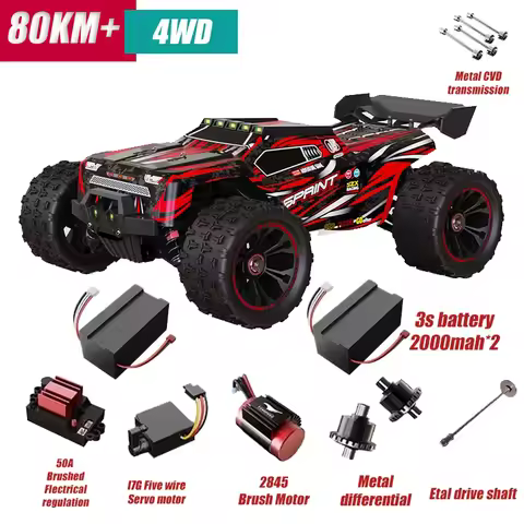 SCY9522PRO 85KM/H High Speed RC Car Brushless 4WD Off-Road Drift Remote Control Car 1:16 Professiona