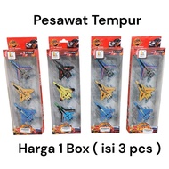 1186 children's toy jet fighter plane 1 set contains 3 pcs cardboard packaging / jet fighter plane t