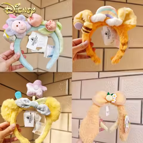 Genuine Disney Cookieann Winnie The Pooh Piglet Tigger Headband Cosplay Hair Hoop For Girls Headband