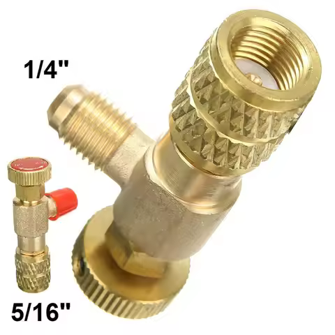 HS R410a R32 Refrigeration Tool Air Conditioning Safety Valve Adapter Fitting Refrigeration Charging