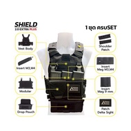 Vest SHIELD 2.0 EXTRA PLUS Black