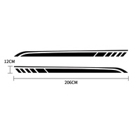 Bv Suitable For Mercedes-Benz BMW Audi Car Waist Line Sticker Side Skirt Pattern Dot 206*12cm