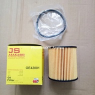 Premium Engine Oil Filter for Ford Transit 2.4L diesel engine 2006-2024 JS Asakashi Japan OE42001 /1