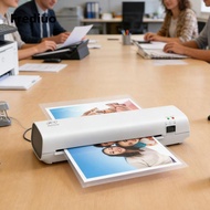 [Lzdyqmy2] A4 Laminator Easy to Use Hot Cold Personal Laminator for Business Home Photo