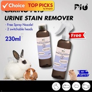CARINO PETS Urine Stain Remover 230ml – Pet Pee Cleaner for Small Animals, Guinea Pig, Rabbit, Dogs 
