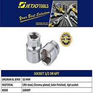 Socket 1/2" DR 6 PT 32mm JETJO TOOLS 200497 / Socket 1/2" DR 6 PT LAKONI PRO