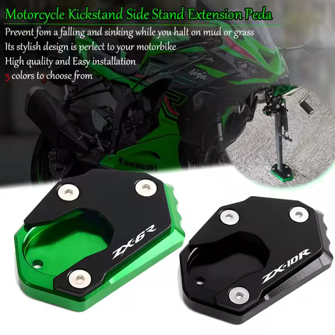 For Kawasaki Ninja ZX6R ZX10R zx6r ZX-6R ZX-10R zx10r 2017-2023 2024 Motorcycle enlarged plate Side 