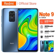 Redmi note 9 ram 6 128gb Layar 6.53inch 48+13MP FHD KAMERA Original 5020mAh Smartphone 5G hp murah Android 4G Terbaru 2023 Handphone second promo hp murah ram beasr cuci gudang cod asli Garansi Resmi