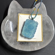 海藍寶狐狐吊墜