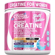 CreatineforWomen|CreatineMonohydrate+BCAAPowderMyo-InositolCollagenBiotinHyaluronicAcidFolateLGlutam