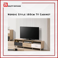 [FREE SHIPPING] NORDIC 160cm TV Cabinet Modern TV Rack TV Console Cabinet Meja TV Kabinet TV Almari TV Rak TV Murah