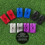 CHAIN ADJUSTER PLATE COLOURFULL BY RSB RACING Y15/Y16 FOR MOTORCYCLE ACCESSORIES