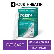 Systane Lubricant Preservative-Free Eye Drops Hydration UD 30 x 0.7ml Vials (Exp Feb 2025)