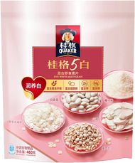 【现货 READY STOCK】桂格混合即食麦片 5黑 5红 5白 小麦胚芽藜麦 奇亚籽谷物 包装 罐装 桶装 | Quaker Multi Grain Five Black Red White Ch