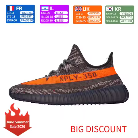adidas Originals Yeezy Boost 350 Unisex Running Shoes Primeknit Upper Boost Cushioning Modern Comfor