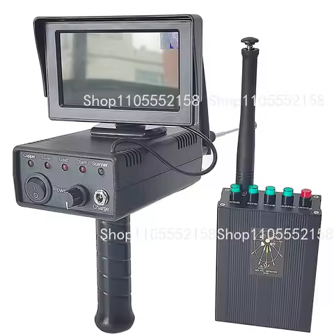 Pulse Detector 3D Large LCD Remote Industrial Underground Metal Detector